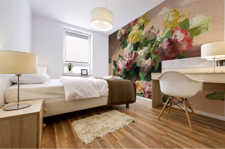 Roses by Georges Jeannin [1841–1925] Mural print