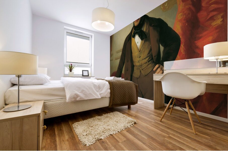 Der Industrielle Maximilian Todesco [1846] by Friedrich von Amerling [1803–1887] Mural print