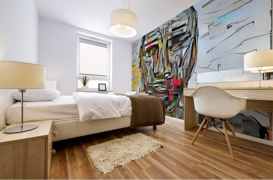 time zone 1 74 Mural print