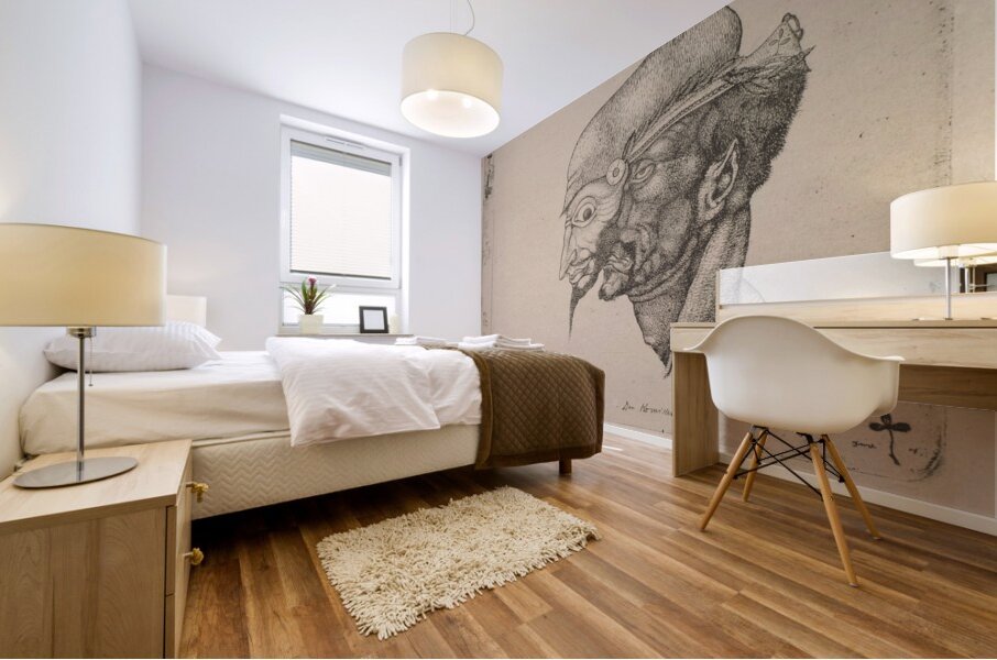 Der Komiker [1903] by Paul Klee [1879–1940] Mural print