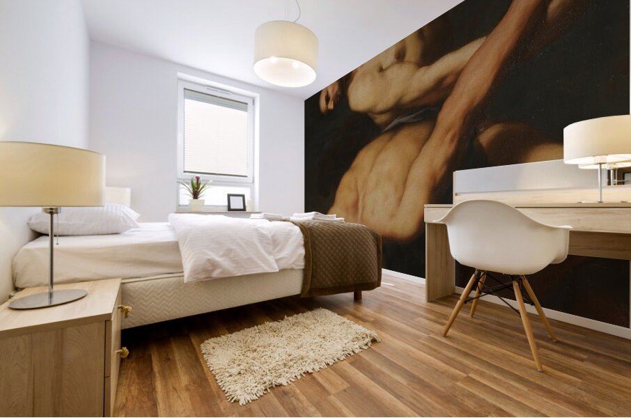 Hercules And Cacus by Antonio Zanchi [1631–1722] Mural print