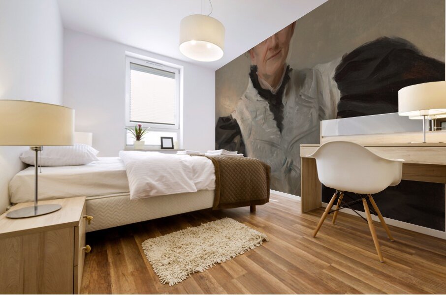 Mrs. Frederick Mead [Mary Eliza Scribner] [1893] by John Singer Sargent [1856–1925] Mural print