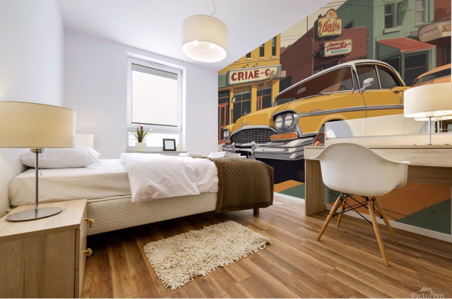 Harmonizing Chaos and Order Mural print