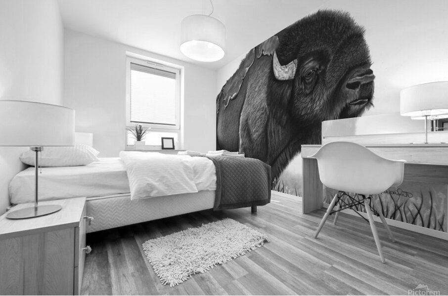 buffalo Mural print