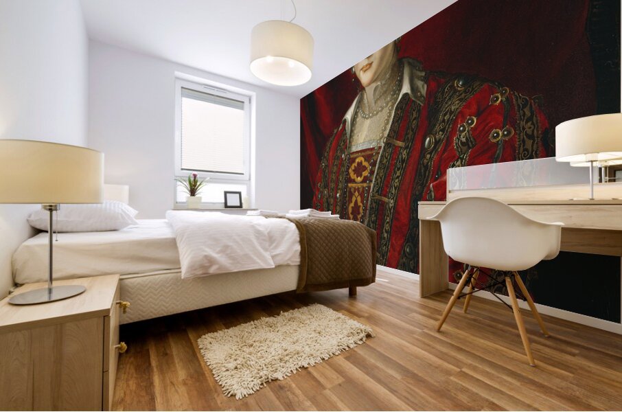 Eleonora di Toledo [c. 1560] by Agnolo Bronzino [1503–1572] Mural print