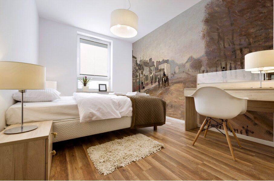 Boulevard Héloise. Argenteuil [1872] by Claude Monet [1840–1926] Mural print