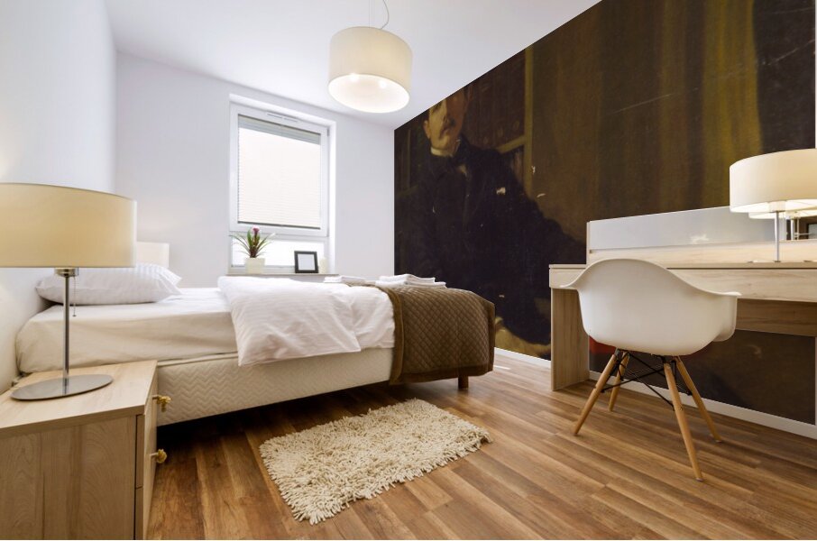 Portrait Of Mr. Wiley [1894] by Kenyon Cox [1856–1919] Mural print