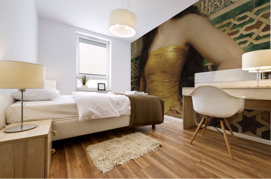 An Oriental Beauty by Charles Dubreuil [early 20th Century] Mural print