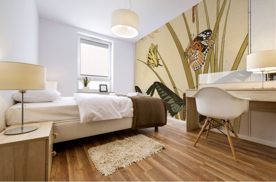 Papillons [1897] by Maurice Pillard Verneuil [1869–1942] Mural print