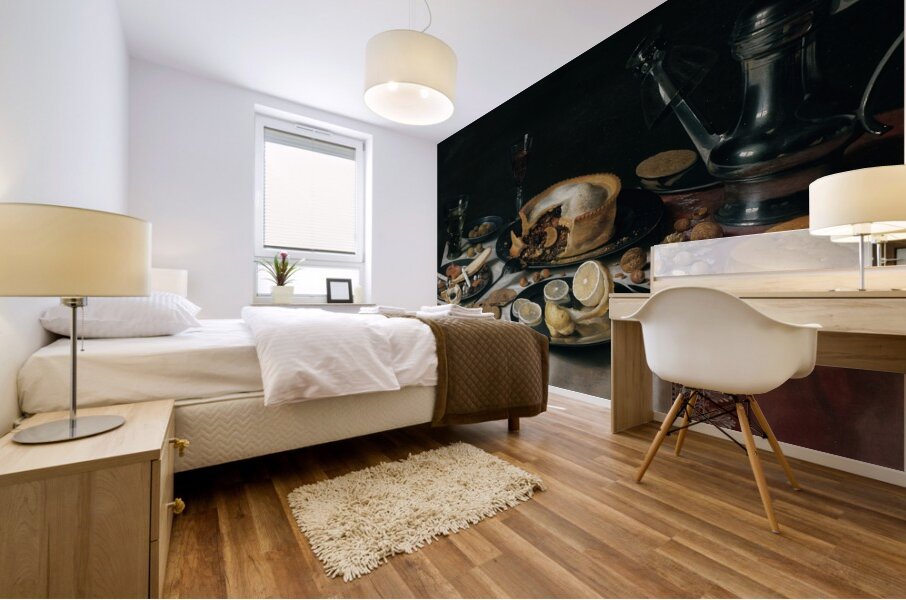 Still Life [1625] by Pieter Claesz [1596–1660] Mural print