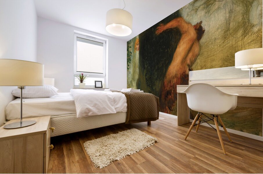 Neckerei [The Tease] by Franz von Stuck [1863–1928] Mural print