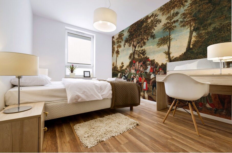 An Allegory of the Mystery of human life by Marten van Cleve [1527–1581] Mural print