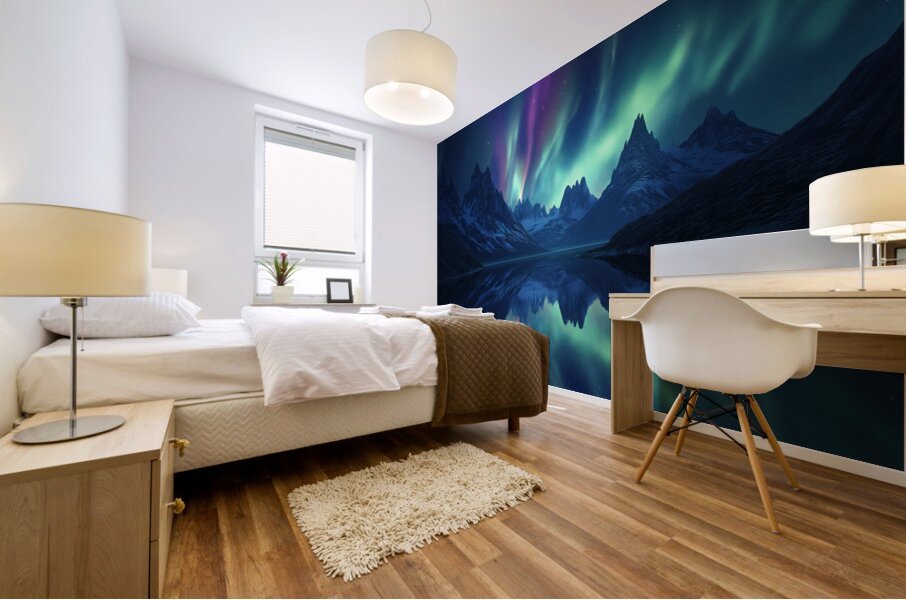 Frozen Light  I Modern Wall Art I Abstract Floral Minimalist Prints I Premium Canvas  Acrylic Framed  Metal Art for Home & Office Decor Mural print