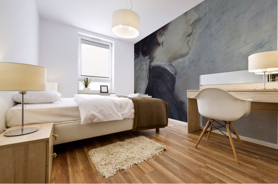 Portrait de femme de profil by Paul César Helleu [1859–1927] Mural print