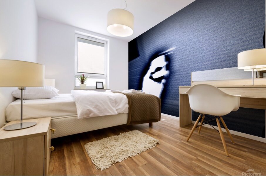 Abstract Blurry Hand in Digital Motion Mural print