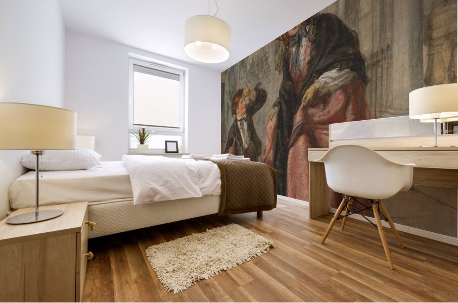 The crossing sweeper [1863] by William Powell Frith [1819–1909] Mural print