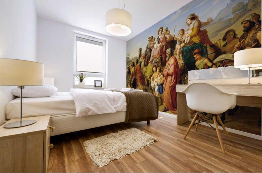 Jacob’s return [1841] by Karl von Blaas [1815–1894] Mural print