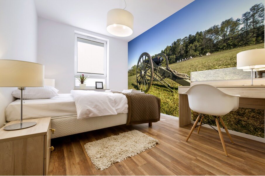 Civil War Cannon   1st East Tennessee US Artillery Mural print