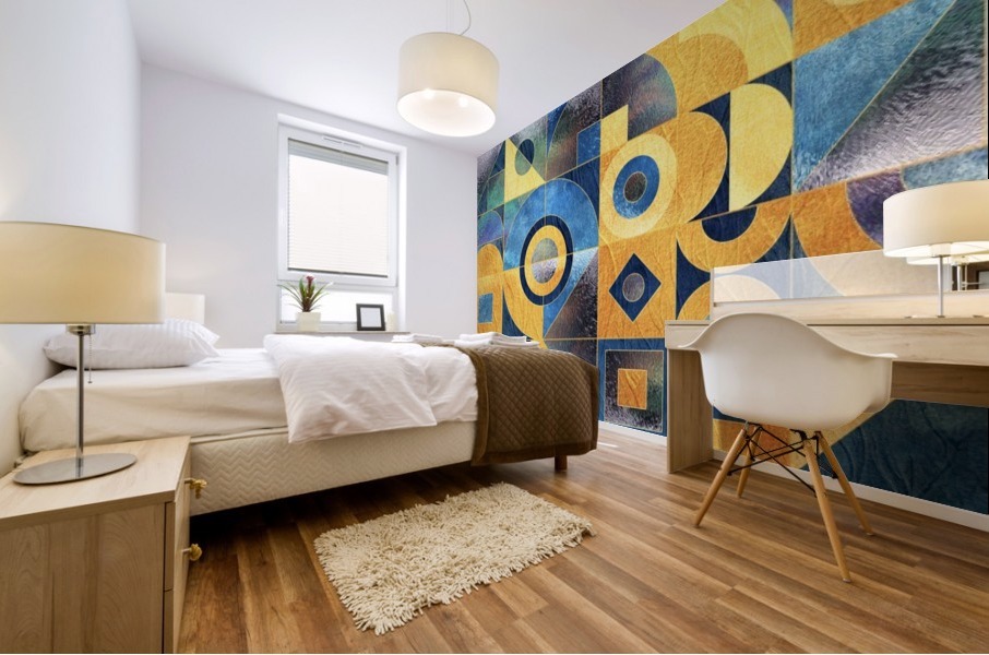 Geometric - Natures Regrowth II Mural print