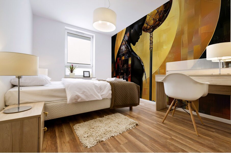 Guardian of the Golden Era 2 Mural print