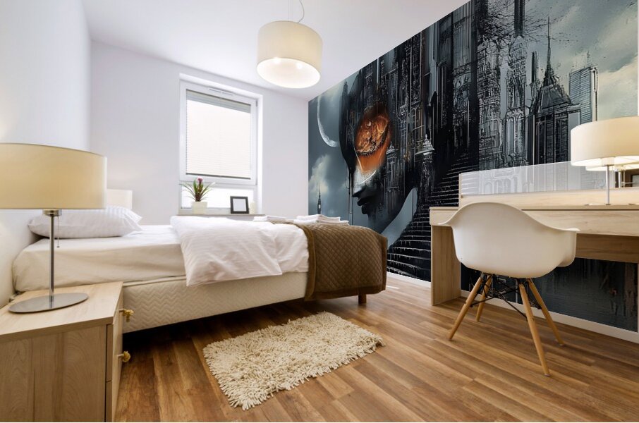 Ethereal Reflection Mural print