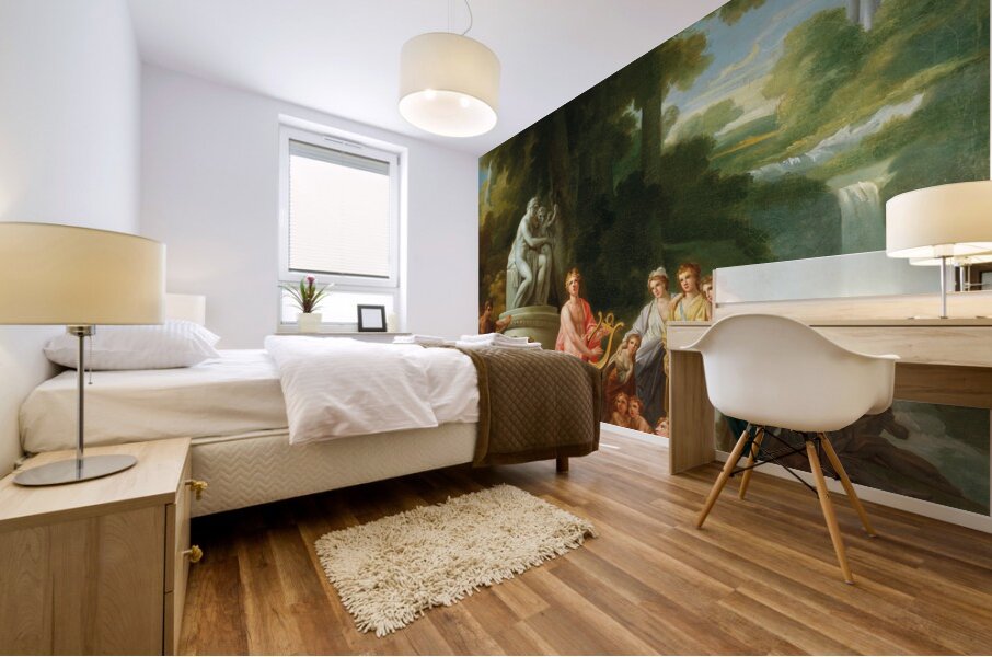 Apollo amongst the Shepherds. A ‘study’ for the former Burgtheater. Vienna by Heinrich Friedrich Füger [1751–1818] Mural print