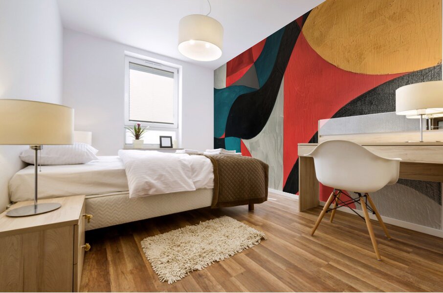 Abstract Dance 7892BC 45 Mural print