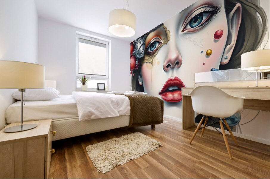 Portrait 54 Mural print