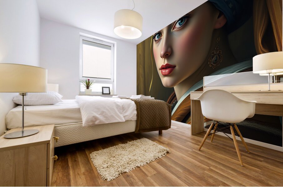 Portrait 96 Mural print