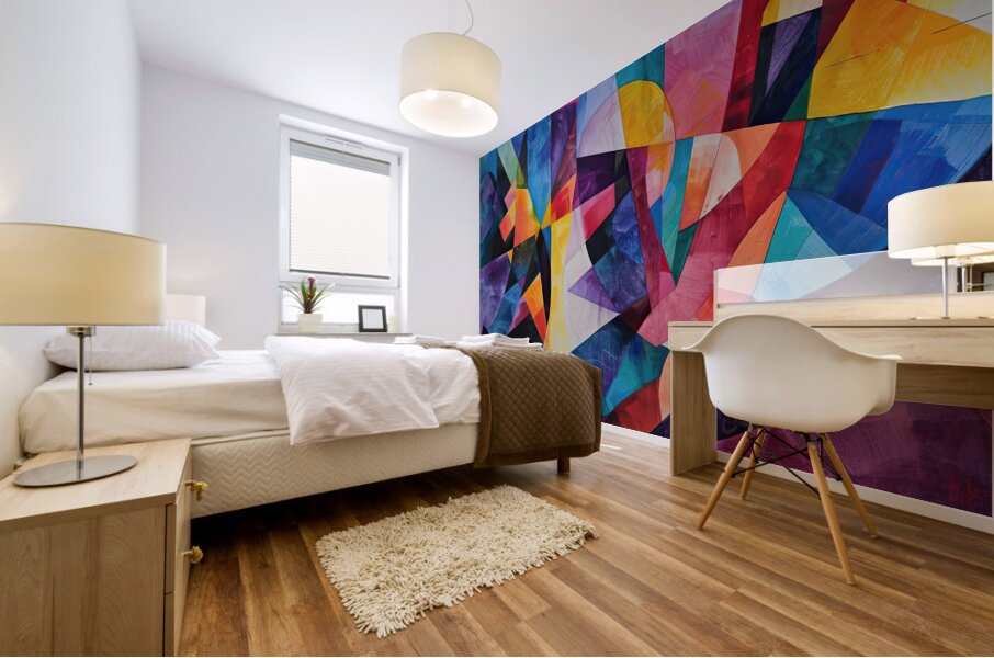 Abstract Interplay 7H29NP 48 Mural print