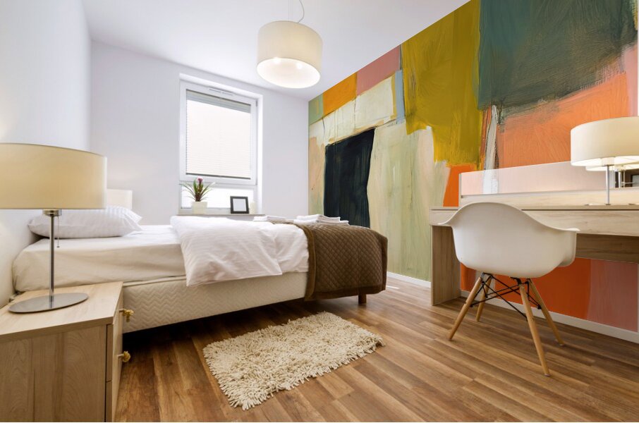 Abstract Forms Interplay 7H9N2P 50 Mural print