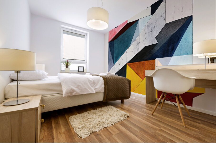 Abstract Structure 9H2N3Z 52 Mural print