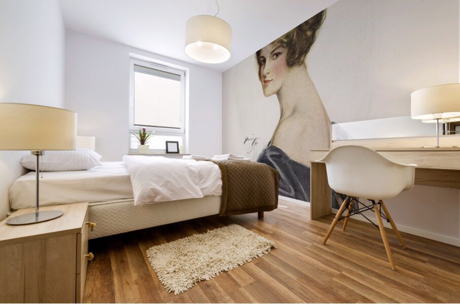 Harrison Fisher girls Pl.8 [1914] by Harrison Fisher [1877–1934] Mural print