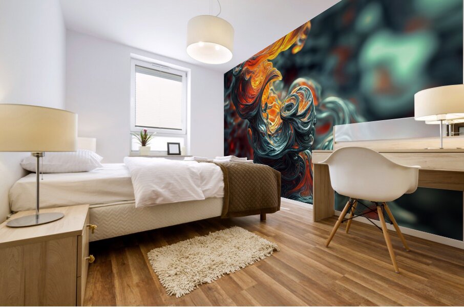 Edges of Perception  Mural print