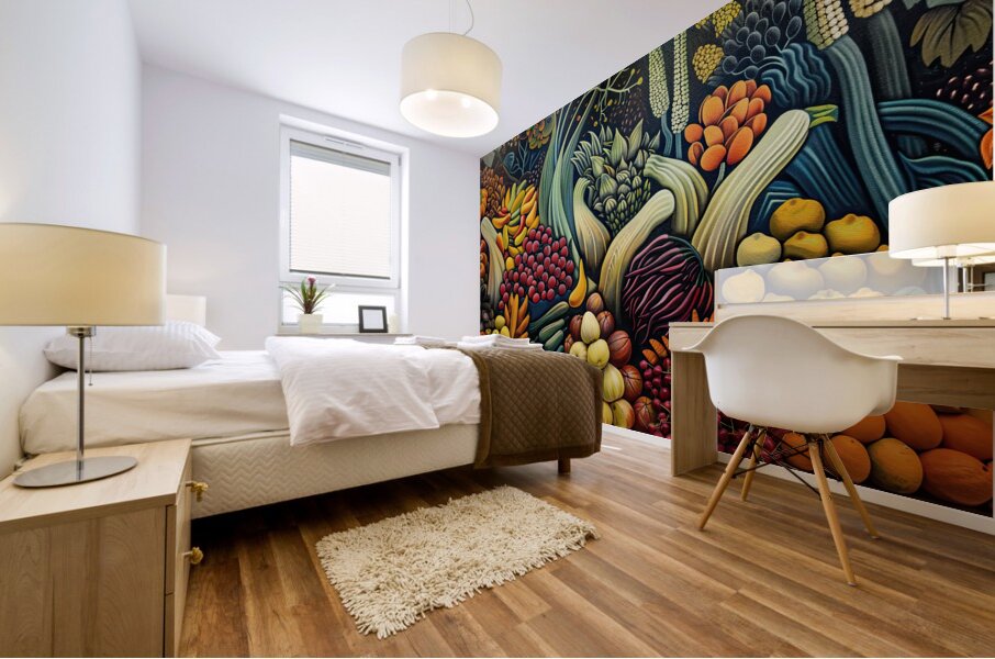 Abundant Harvest Bounty J9P2N8 50 Mural print