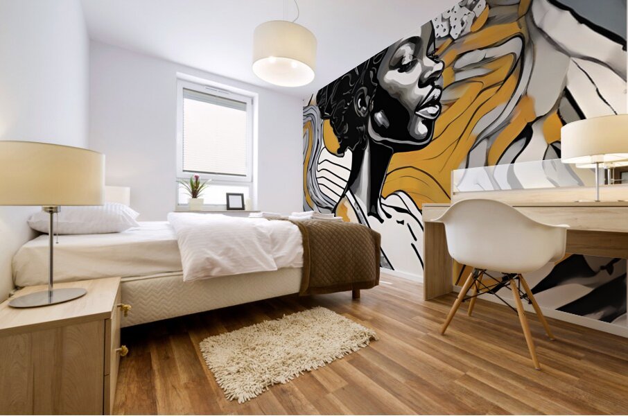 Portrait 126 Mural print