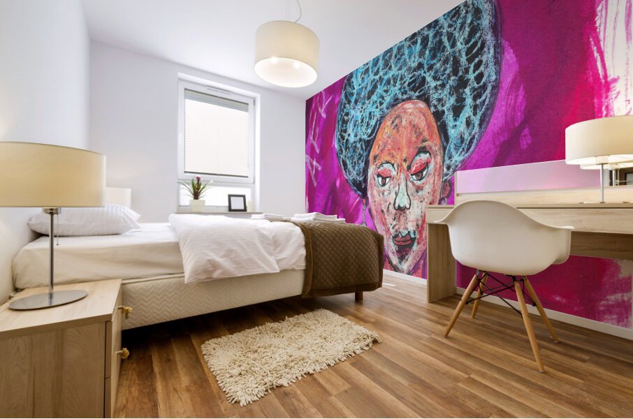 Afro Mural print