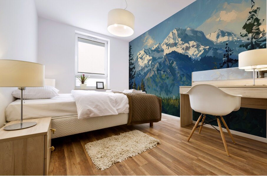 Alpine  Majesty N7H92K 48 Mural print