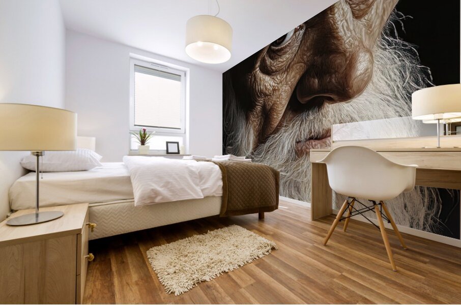 Aged Wisdom Portrait H2N9P2 65 Mural print