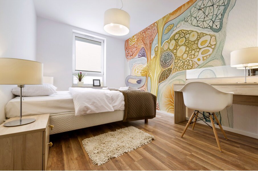 Arboreal Microcosm 7P3H2N 55 Mural print