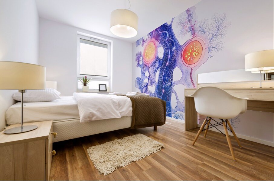 Arboreal Nexus Flow 9P3N2H 55 Mural print