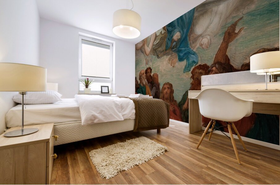 L’Assomption de la Vierge [1869] by Émile Bin [1825–1897] Mural print