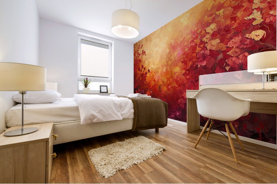 Autumn Embrace Y29HNP 62 Mural print