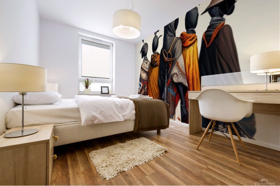 Tribesmen 52077 Mural print