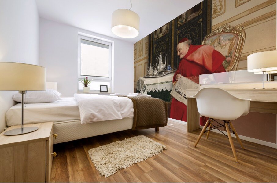 Katzenspiele by Georges Croegaert [1848–1923] Mural print