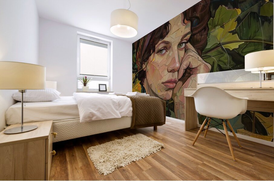 Autumn Muse N92H3P 65 Mural print