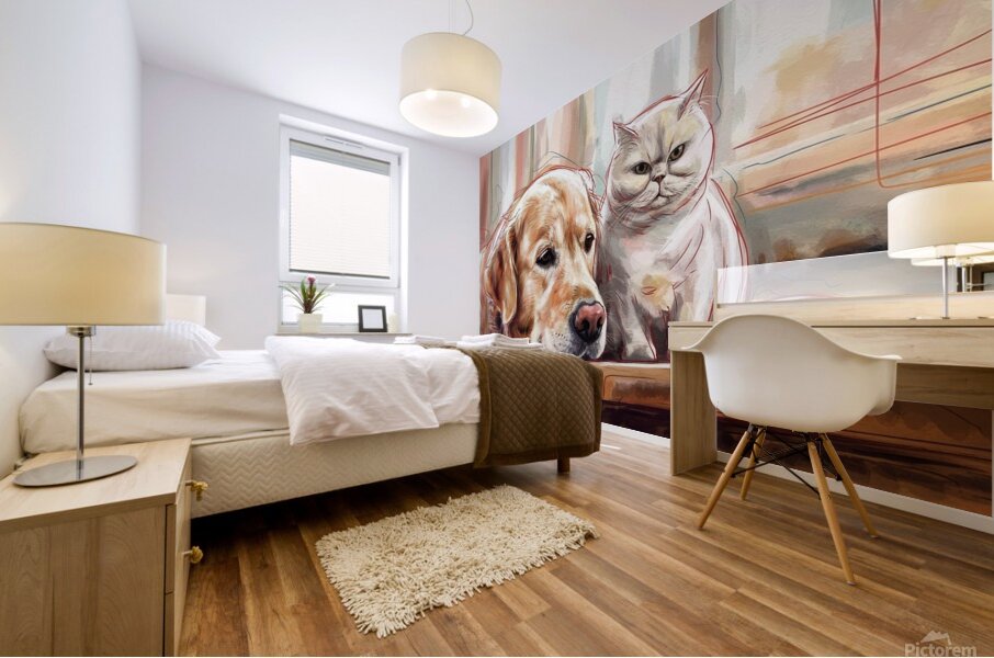 The painting radiates a palpable warmth evoking emotions of desire longing and an unspoken ache for what lies just out of reach. Mural print