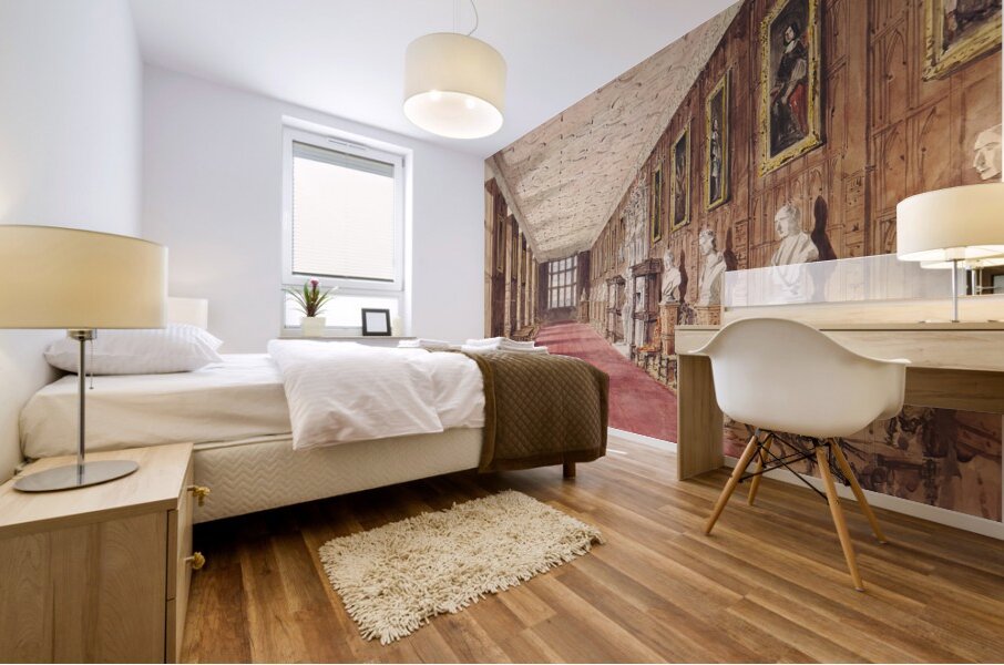 The Gallery. Aston Hall [1824–82] by Allen Edward Everitt [1824–1882] Mural print