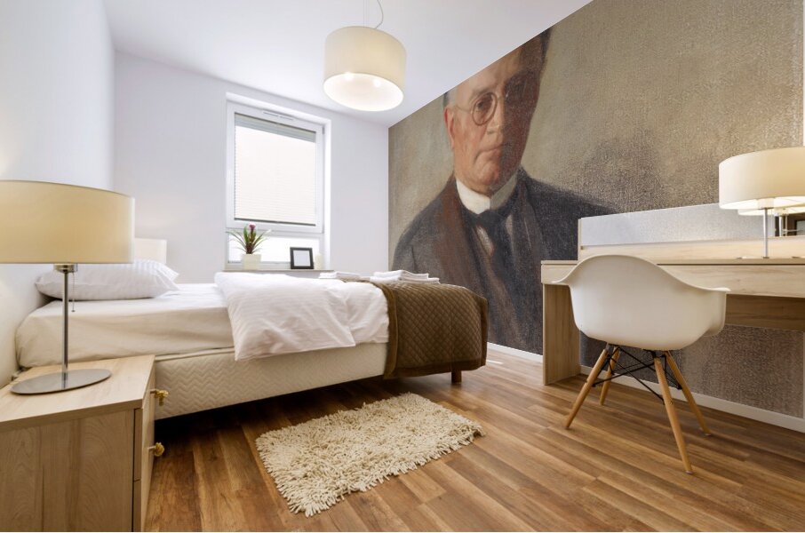 Professor Johan Gunnar Andersson by Bernhard Österman [1870–1938] Mural print