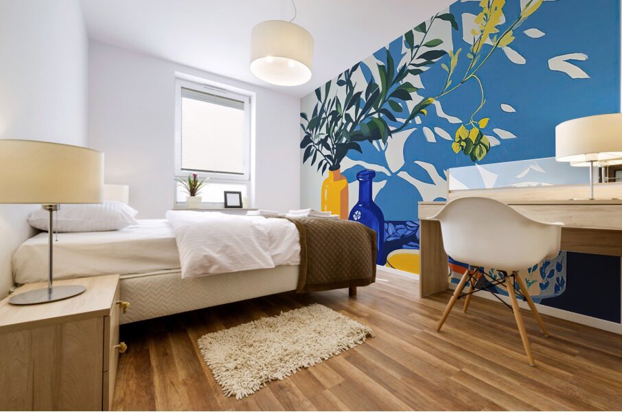 Azure Botanicals Still Life Y92H7D 60 Mural print